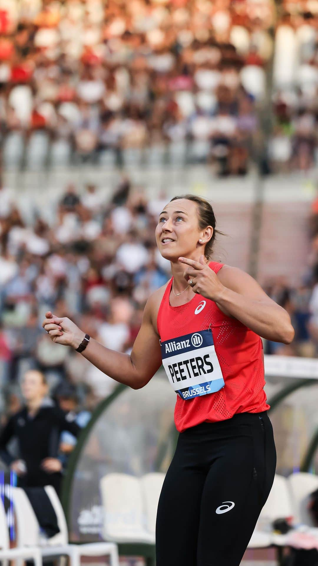 Tori Peetersのインスタグラム：「All in for the last one of the “23 season 🇺🇸💎🫡 #diamondleaguefinal #prefontaine #oregon   📸 @danvernonphoto」