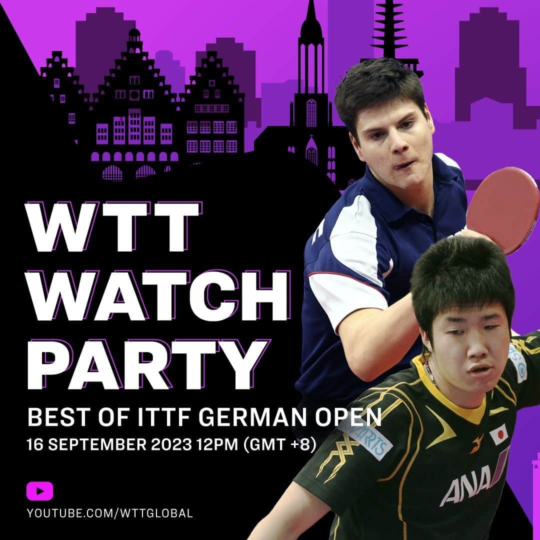 ITTF Worldさんのインスタグラム写真 - (ITTF WorldInstagram)「September's #WTTWatchParty is live NOW 🙌  Head to our Youtube channel in the link in our bio to rewatch all the best action from the ITTF German Open between 2010 - 2014 🔂  #PingPong #TableTennis」9月16日 13時00分 - wtt