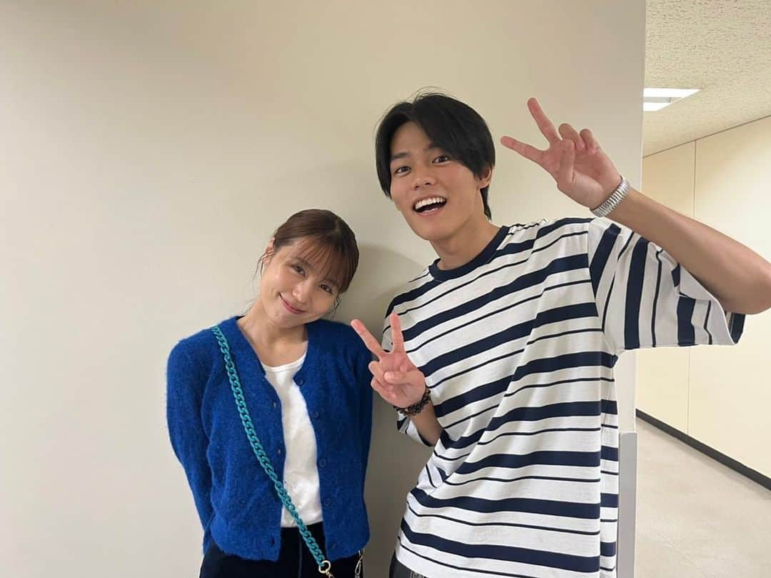 日向亘さんのインスタグラム写真 - (日向亘Instagram)「先日スタジオでかすみちゃんとばったり！ 久々に会えた。嬉しかった〜   #姉ちゃんの恋人」9月16日 13時01分 - hyuga_wataru