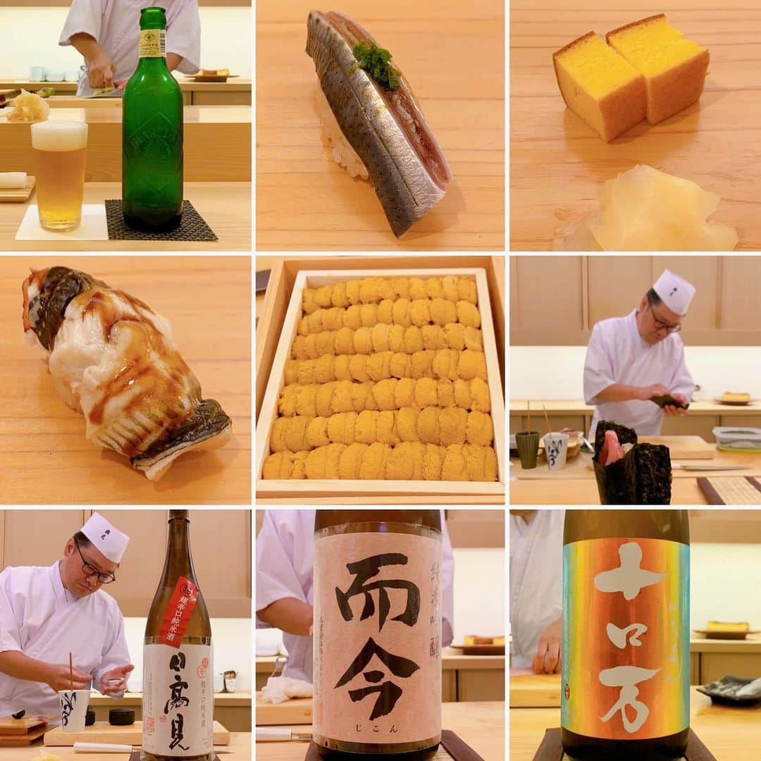 くろさんのインスタグラム写真 - (くろInstagram)「奥沢 鮨光🍣  本日も美味しゅーございました💓  最後の写真は先日の夜んぽ🐾  #鮨光 #奥沢鮨光 #鮨光奥沢 #鮨と日本酒のマリアージュ  #ハートランド #日高見 #而今 #十ロ万  #日本酒のチョイスが最高 #鮨と日本酒 #奥沢寿司 #奥沢鮨 #奥沢グルメ  #自由が丘寿司 #自由が丘鮨 #自由が丘グルメ #奥沢ランチ #自由が丘ランチ #世田谷ランチ #鮨ランチ #寿司ランチ #最後は夜んぽ #勝手に看板犬 #くろ呑み喰い」9月16日 13時44分 - m6bmw