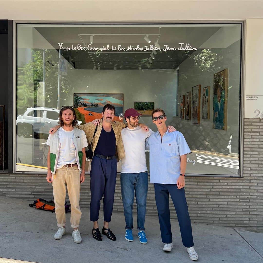 Jean Jullienのインスタグラム：「Our show “Les Amis” is now open at @albusgallery with @nico_jullien , @yann_lebec , @gwendallebec , thanks to Bossman @jae_huh and everyone who made it happen!  그리고 우리를 지지해주신 서울의 모든 분들께 감사드립니다」