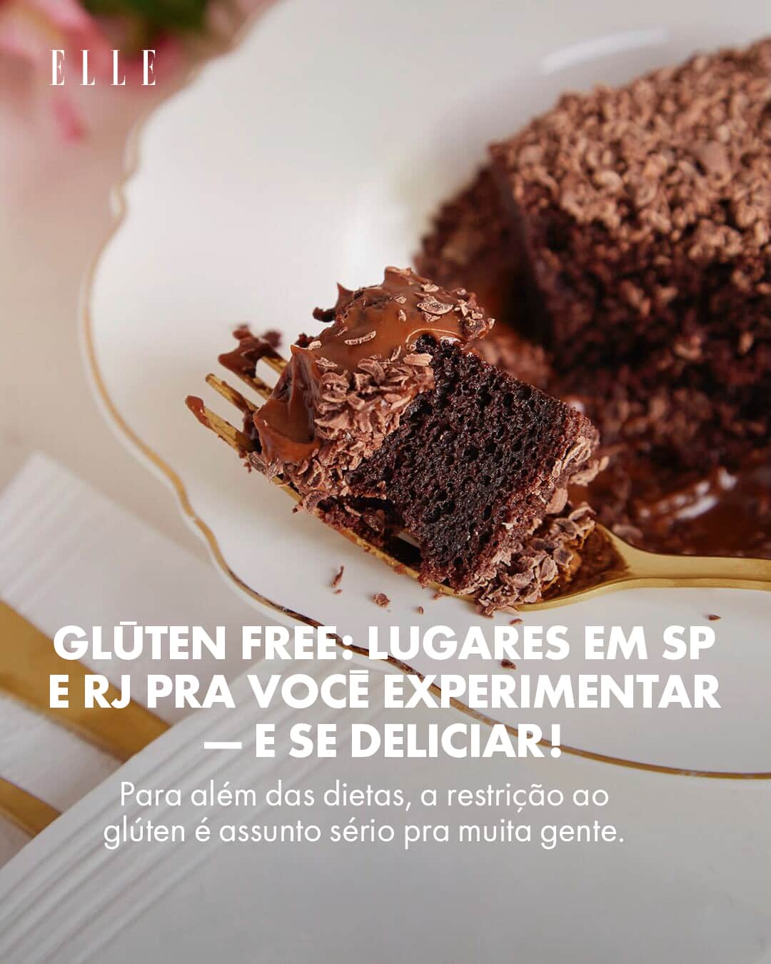 ELLE Brasilのインスタグラム：「Lá por volta dos anos 2010, o glúten ganhou status de vilão. Mas o que foi só uma dieta da moda para alguns, é uma necessidade real para outros. A boa notícia é que casas totalmente isentas da proteína ganharam espaço na gastronomia – e os cardápios são bem apetitosos e tentadores. E claro que não-celíacos também são bem-vindos! Só é importante ressaltar que, para quem não tem problemas com glúten, não há nenhum motivo para eliminá-lo, tá? Isso posto, em elle.com.br, selecionamos restaurantes de São Paulo e do Rio para ser feliz na mesa sem a proteína no cardápio. 🍴 Já conhece algum deles?」