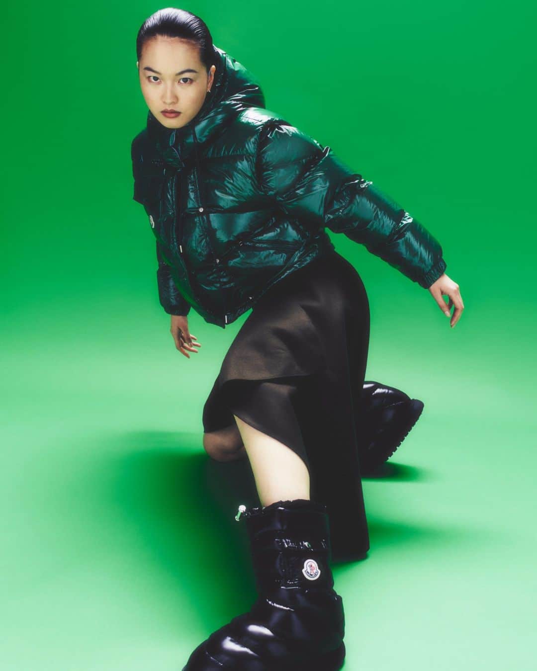 MATCHESFASHION.COMのインスタグラム：「Introducing Moncler Re/Icons: The Karakorum jacket is reinvented for now. The white colourway references the past, and the original #Moncler style that launched in 1954, the hi-vis colours channel the present, and the black option looks to the future. Shop your #MonclerCollection favourites at #MATCHES now.」
