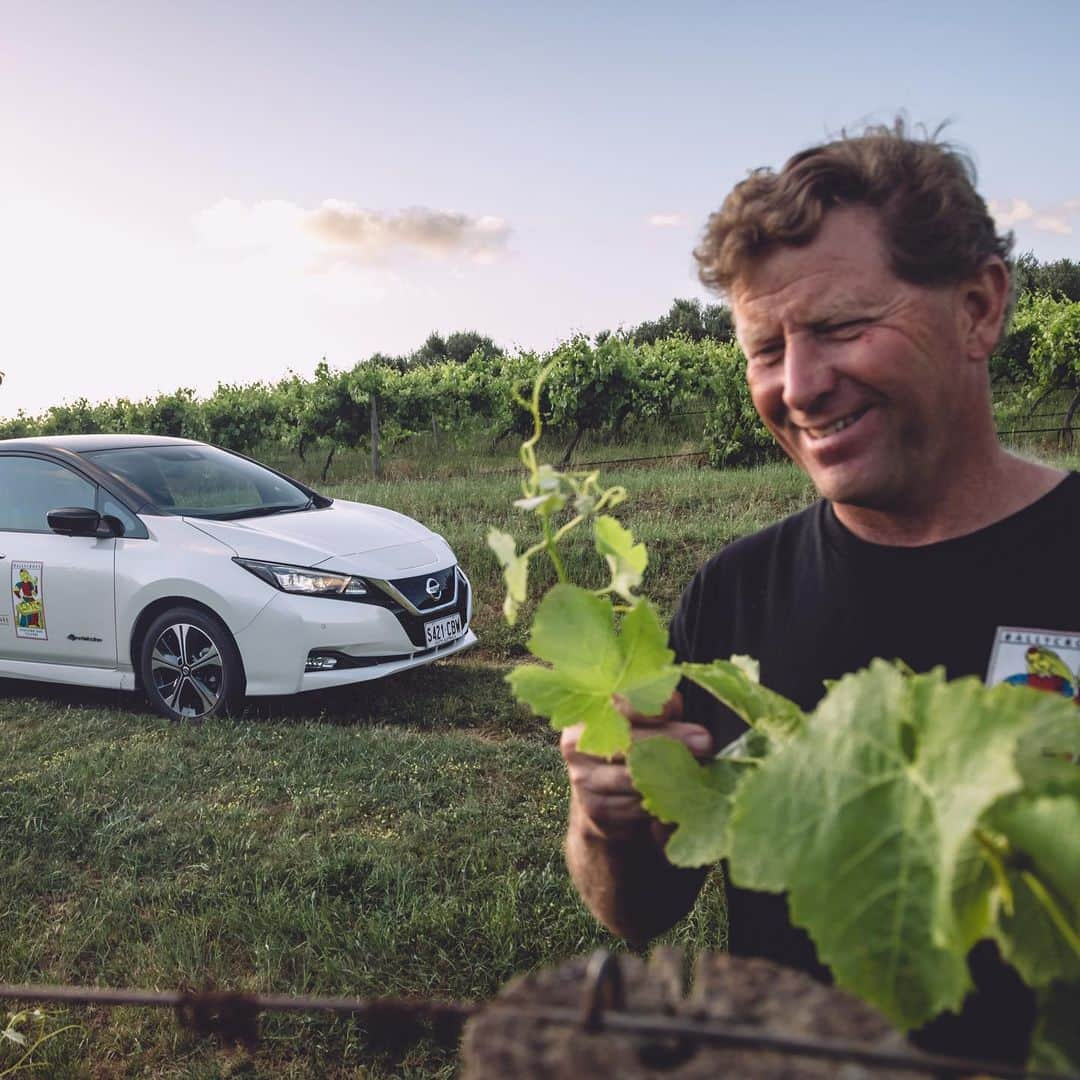 Nissanさんのインスタグラム写真 - (NissanInstagram)「Joseph Evans is daring to do things differently at Ballycroft Winery in Australia... During the day his property is powered by sunshine, while at night his Nissan LEAF, and its Vehicle-To-Grid capability, takes over! ⚡️   #Nissan #NissanLEAF #Daring23 #EV #ElectricVehicle #Electric」9月17日 3時51分 - nissan