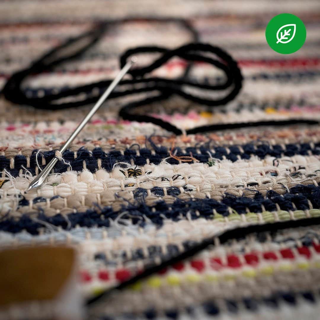 IKEA USAのインスタグラム：「Treat your feet with a rug made from more sustainable resources! Check out some of our stylish rugs made using natural fibers and renewable materials at the link in our bio.」