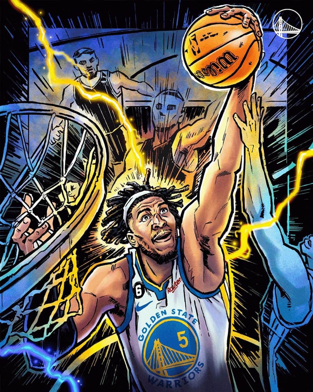 ゴールデンステート・ウォリアーズのインスタグラム：「"The best compliment I can give (Kevon), he is the most professional person, player, you name it that I have ever worked with. There are not many guys in this league that I would pick over Kevon Looney." - Draymond」
