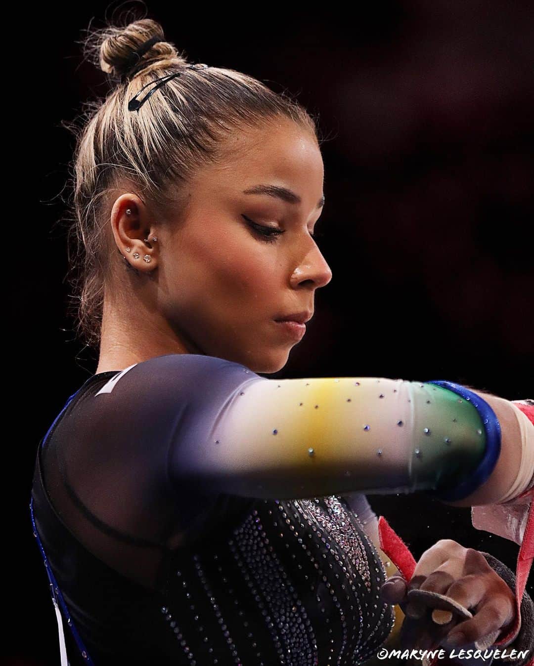 のインスタグラム：「@flavialopessaraiva NIDF 2023 ! ☺️🇧🇷 #gymnasticsparis」