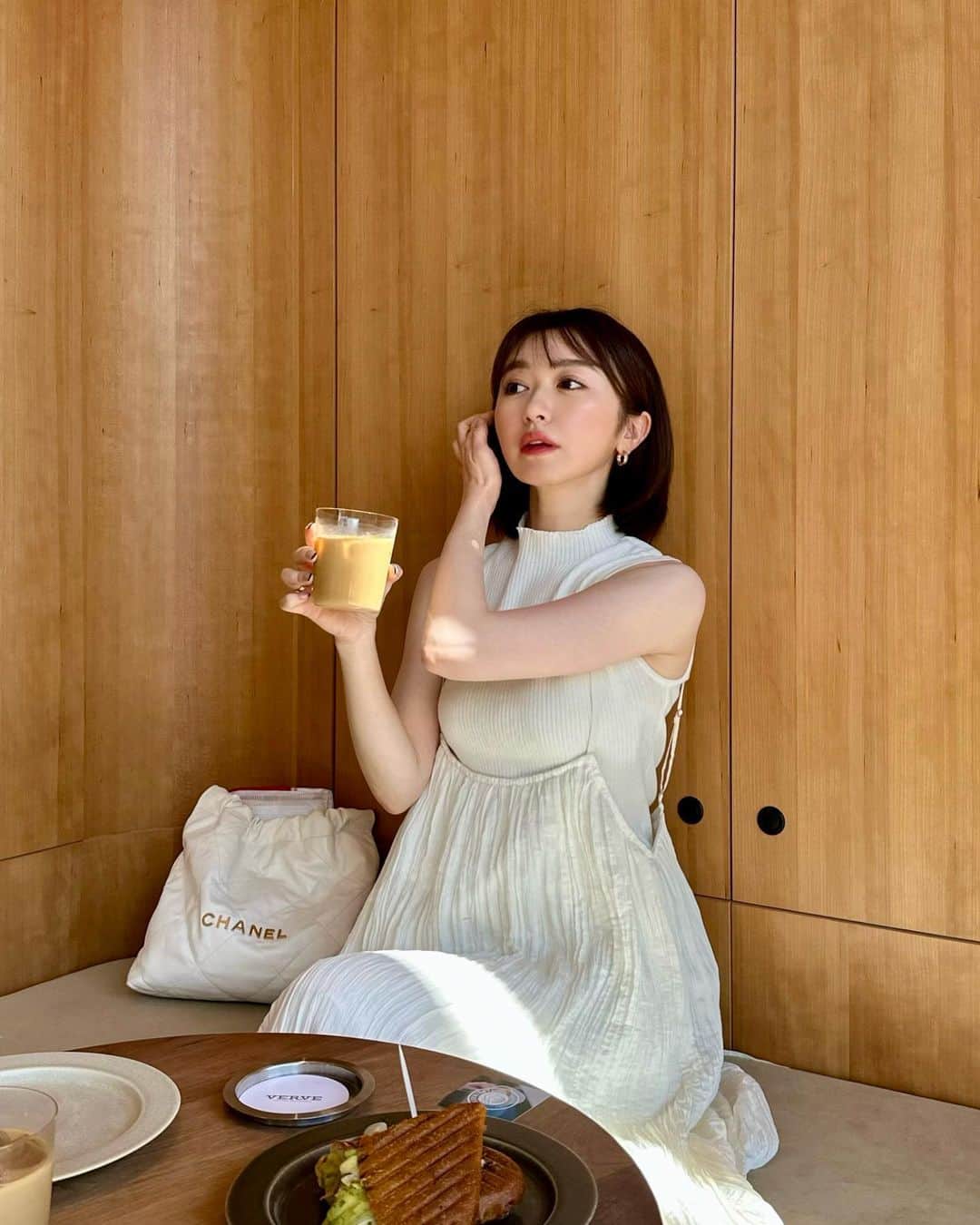 千葉由佳（ちばゆか）さんのインスタグラム写真 - (千葉由佳（ちばゆか）Instagram)「. ☕️💭 展示会行ったり発表会行ったりの日🤍  可愛い方達にたーくさん会えて刺激的だった〜🥹♥️」9月16日 20時56分 - chibayuka