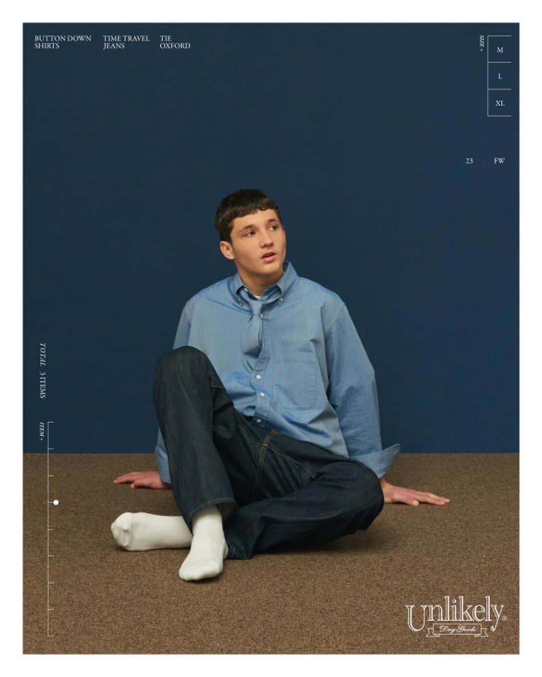 のインスタグラム：「. Unlikely（アンライクリー） @unlikely_drygoods  . 2023年東京。クリエイティブ・ディレクター中田慎介氏により設立。 UNLIKELY（“ありそうにない、～しそうにない”）をカタチにした天邪児でポップな解釈が詰まったプロダクト。 アメリカンユニフォームをベースに各年代を往来しなから、様々な機能を解体、加減乗除しなから現代的に再構築する。  ブランドの1st COLLECTION である2023 Fall&Winter は、様々な年代のスポーツコートの特徴を組み合わせたネイビーブレザーやツイードジャケット、5ポケットシーンズの名品達を中田氏本人が愛するポイントで編集したデニム、アメリカ軍にも支給される最先端のミリタリーファブリック「EPIC（エビック）」をクラシックアウトドアデザインに掛け合わせたダウンパーカ等、デザイナー本人の定番となるワードローブをアンライクリーに編集したアイテムがラインナップ。  洋服と同生地で作られたハットや大判のネッカチーフ、ネクタイ等のアクセサリー類も並ぶ。 . 中田慎介 (Shinsuke Nakada) @nakadashinsuke  ビームスの仕掛け人として、メンズカジュアル部門の統括ディレクターとして活躍し、2023年3月に独立。 現在は『Unlikely』の他にも自身のブランド『The▲Hermit Club』を手掛け、他にも数々のブランドやショップの外部ディレクションも行っている。 . 販売店舗 ビームス プラス 有楽町 @beams_plus_yurakucho 2023年 9月23日（土）発売スタート  ※一部取り扱いのないモデルもございます  ※ビームス ジャパンでは在庫状況に応じて、10/7以後の取扱予定となります。 . @unlikely_drygoods  @nakadashinsuke  @beams_plus  @beams_plus_yurakucho  @beams_japan #unlikely  #beamsplus」