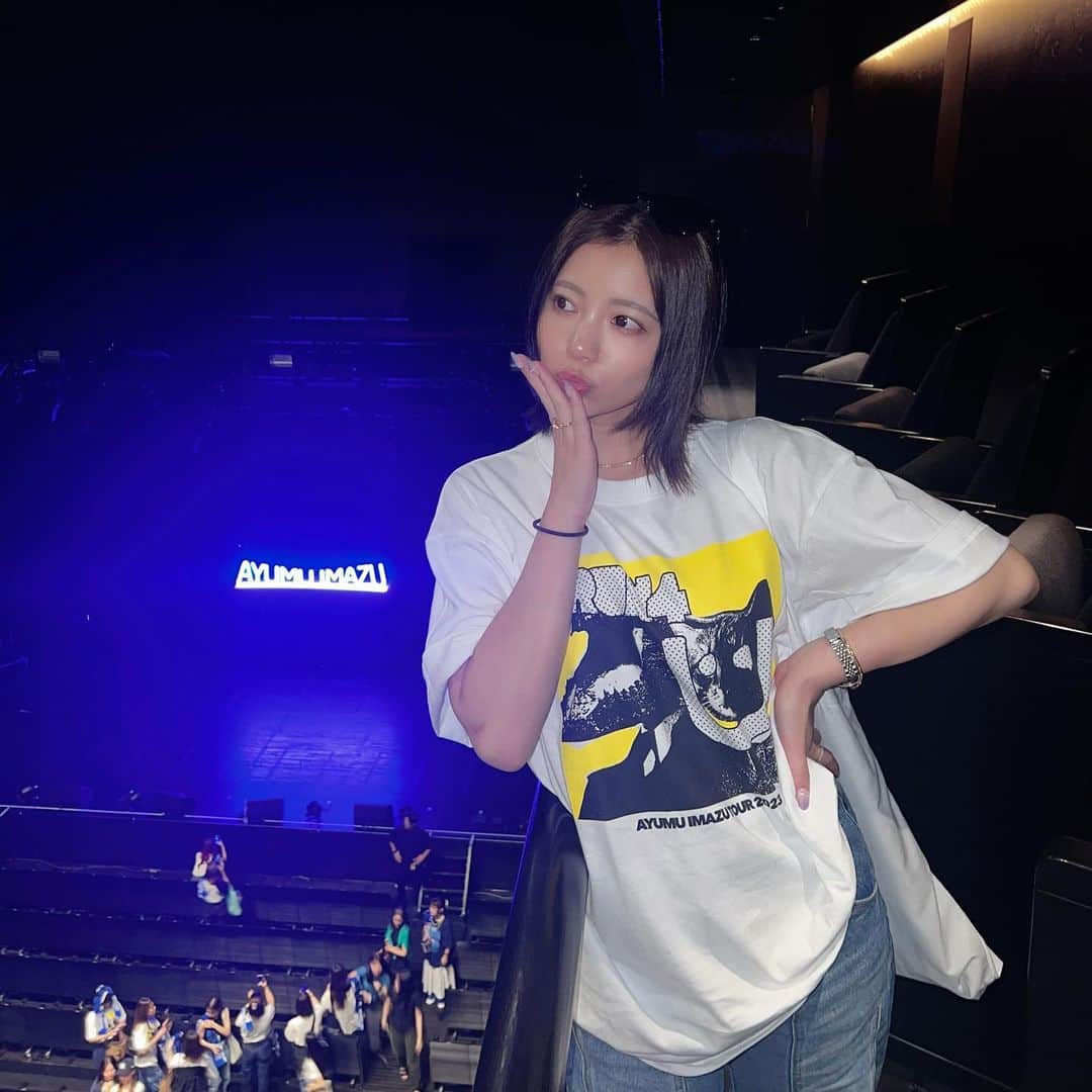 のインスタグラム：「推し事💙🔥  無事涙腺崩壊😇 最高大好き幸福🙇‍♀️❤︎  @ayumu_imazu  #ayumuimazu #run4you」