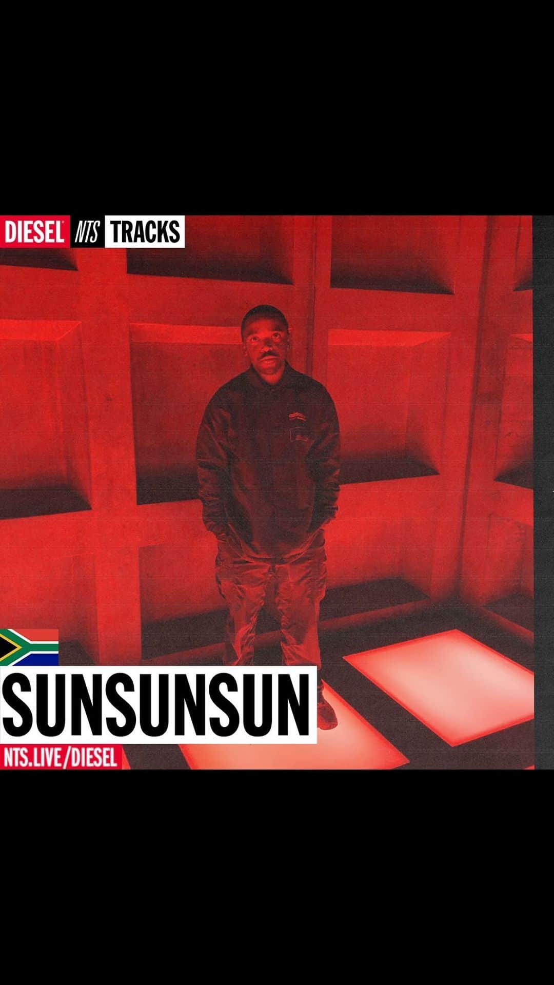 ディーゼルのインスタグラム：「Discover sounds from South Africa. Listen to @sun_sun_us, the South Africa based artist for #NTSxDieselTRACKS. Dedicated to innovating and pushing the boundaries of electronic music.  The partnership between Diesel and global underground radio platform @NTS_Radio spotlights local djs and music collectives from around the globe in a shared celebration of music, freedom and club culture.  Discover more at the link in bio.  #ForSuccessfulLiving」