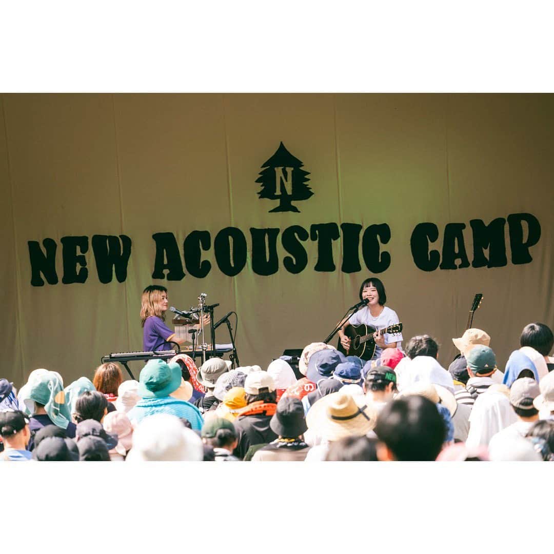 SHISHAMOさんのインスタグラム写真 - (SHISHAMOInstagram)「🌳🏕「New Acoustic Camp 2023」🏕🌳  9月15日(土) 「New Acoustic Camp 2023」 @群馬 水上高原リゾート200  吉川美冴貴が体調不良の為、 宮崎朝子、松岡 彩の2人による アコースティック編成での出演でした🍃  お越しくださった皆様、 ありがとうございました🐟!!!  #ニューアコ #newacousticcamp  #shishamo」9月16日 22時05分 - shishamo_official
