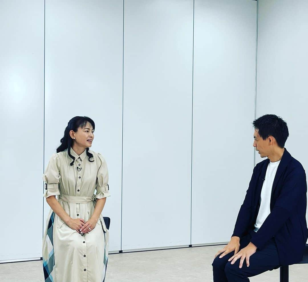 田中美奈子さんのインスタグラム写真 - (田中美奈子Instagram)「公財)福島イノベーション・コースト構想推進機構が運営する、ふくしま12市町村移住支援センター長：藤沢 烈さんと対談しました😃 福島第一原子力発電所の事故により避難指示等の対象となった12市町村を舞台にしたドラマ"姪のメイ"を中心に福島県の未来について熱く語って参りました🤗#福島県 #12市町村移住支援センター #東日本大震災復興支援 #東日本大震災を忘れない #私に出来る事 #応援し続けます #対談動画 #対談 #ドラマ撮影 #木ドラ #姪のメイ #避難指示 #避難指示解除 #避難指示区域」9月16日 22時12分 - tanakaminako0912