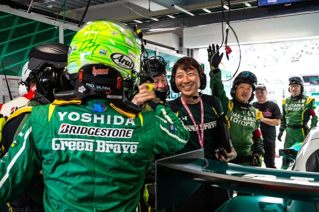 吉田広樹さんのインスタグラム写真 - (吉田広樹Instagram)「スーパーGT Rd.5 スポーツランド菅生🏁  今日の予選はP4でした！  予選前に振りだした雨で難しい状況になりましたが Q1、Q2共に良いアタックができ、 チームにとっても良い予選になったと思います。  ですが、大事なのは明日の決勝。  どんな状況でも冷静に判断し 次に繋がるレースにしたいです！  #埼玉トヨペット #GreenBrave #grgarage浦和美園 #SUPERGT #GRSUPRAGT #スープラ #BRIDGESTONE #大石博久カメラマン」9月16日 22時50分 - hiroki44da