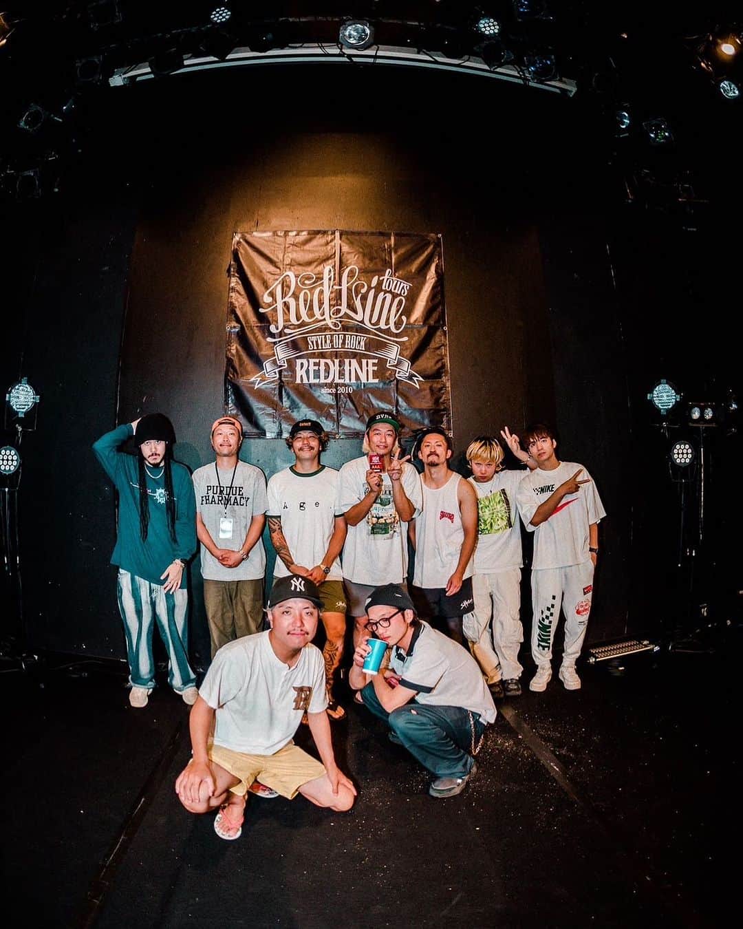 のインスタグラム：「REDLINE TOUR 2023水戸ライトハウスw/ Age Factoryありがとうございました！柵なしライトハウスやば  明後日9/18はTOKYO CALLING TRIANGLE STAGE 渋谷O-WEST！  📸 @bucchi_rider」
