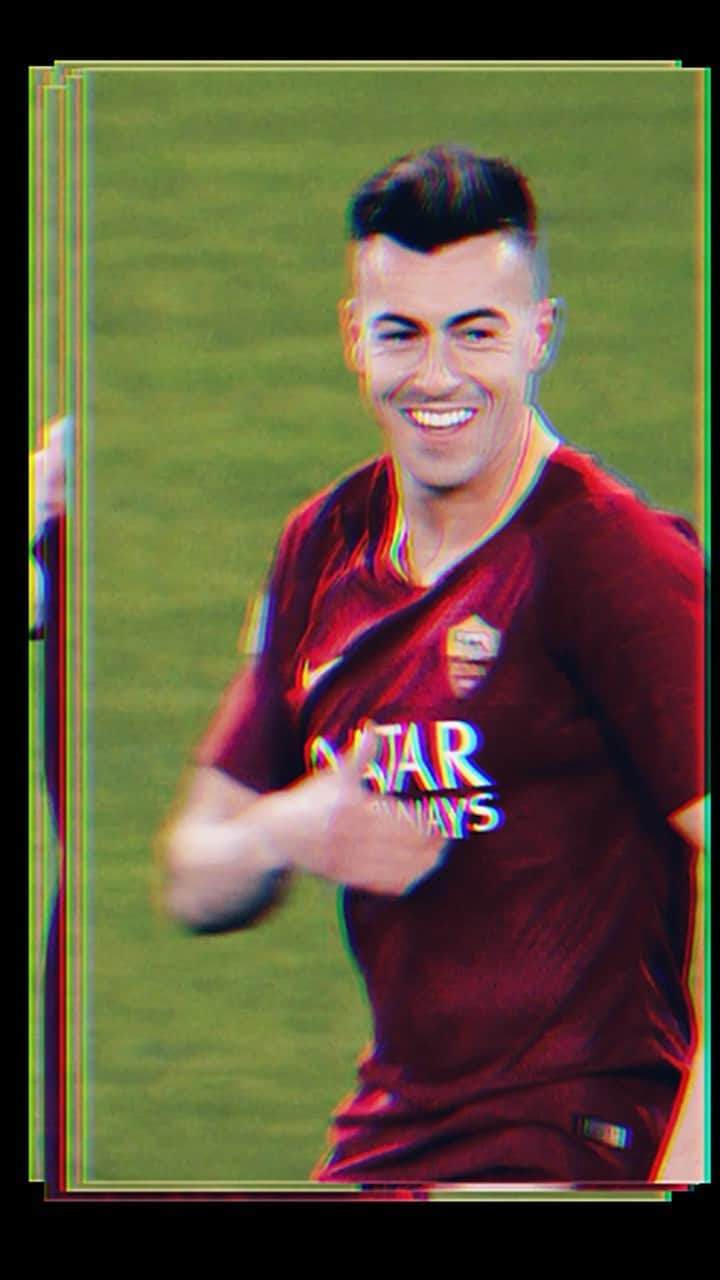 ステファン・エル・シャーラウィのインスタグラム：「🔙 Trademark Elsha ☄️™️  #RomaEmpoli #ASRoma」