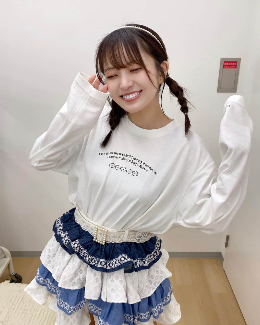 佐々木ちょこのインスタグラム：「アイドルちょこちも応援してくれますかー？」