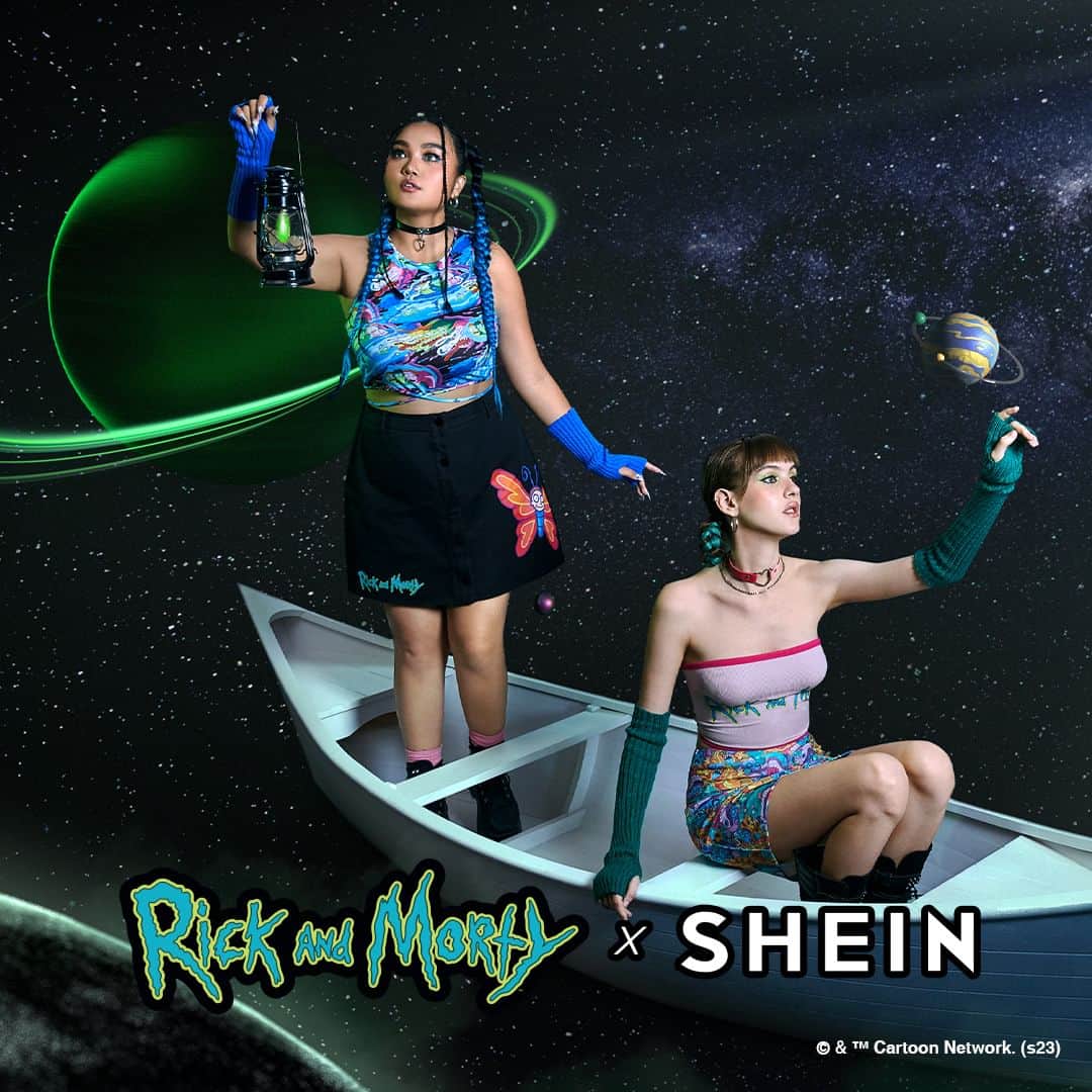 SHEINのインスタグラム：「Be the first in the multiverse fashion trend 👗👽🌌 with Rick and Morty x SHEIN collaboration.   #rickandmortyXSHEIN #SHEINCollabs #SHEIN #rickandmorty  *P.S. Only available on US/CA/MX/BR/CL/MY/TH/PH/SG/JP/TW/ASIA/AU/NZ/ZA/IL/AR/BH/OM/KW/QA/SA/UAE/MA/EG/UK/FR/DE/IT/ES/NL/PL/PT/SE/CH/EUR/EUQS/VN」