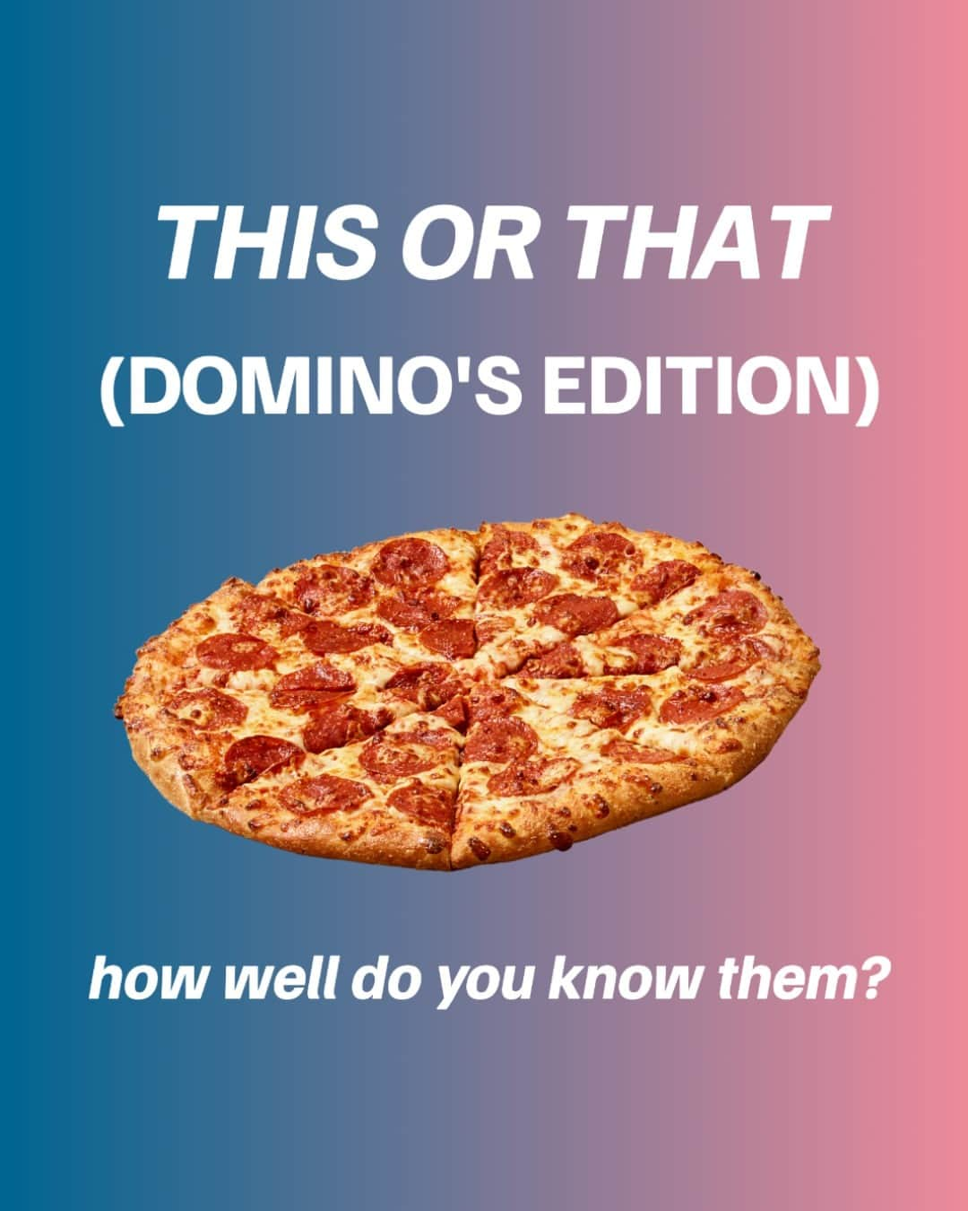 Domino's Pizzaのインスタグラム：「what are you choosing? 🍕」