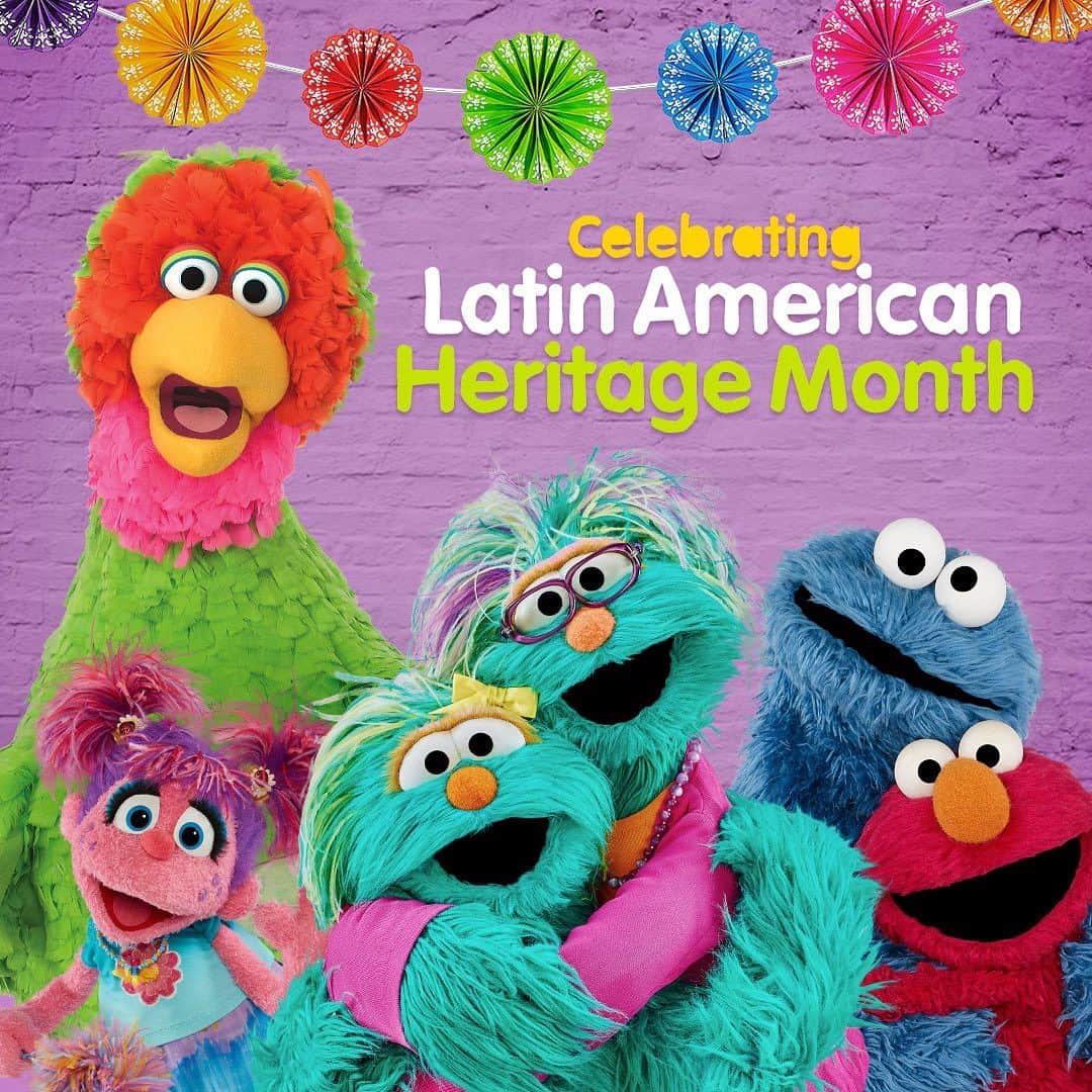 セサミストリートさんのインスタグラム写真 - (セサミストリートInstagram)「¡Celebremos! For the month, join us as we recognize and celebrate the Latin American and Caribbean cultures and communities that form such an important part of our neighborhoods! #LatinAmericanHeritageMonth #TodosJuntos」9月17日 1時22分 - sesamestreet