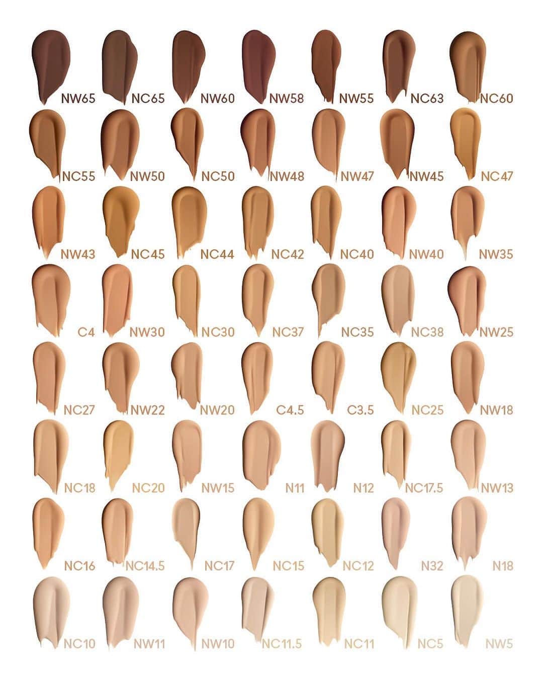 M·A·C Cosmetics BRのインスタグラム：「56 tonalidades luminosas para todos ✨✨. A base #MACStudioRadiance #SerumPowered apresenta um blend de ingredientes radiantes selecionados por Artistas , feita a partir de partículas peroladas prateadas e douradas, personalizadas para cada tom de pele e subtom.  #MACStudioRadiance #SerumPowered #GlowSkin #HyperGlow #GlowySkin」