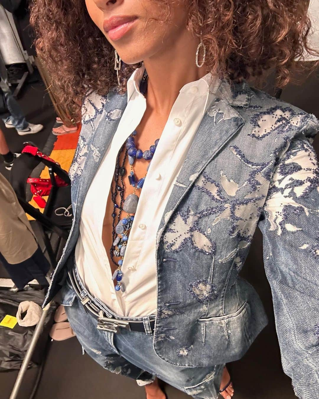 イマン・ハマンさんのインスタグラム写真 - (イマン・ハマンInstagram)「RALPH LAUREN RTW SS’24 💙」9月17日 1時37分 - imaanhammam