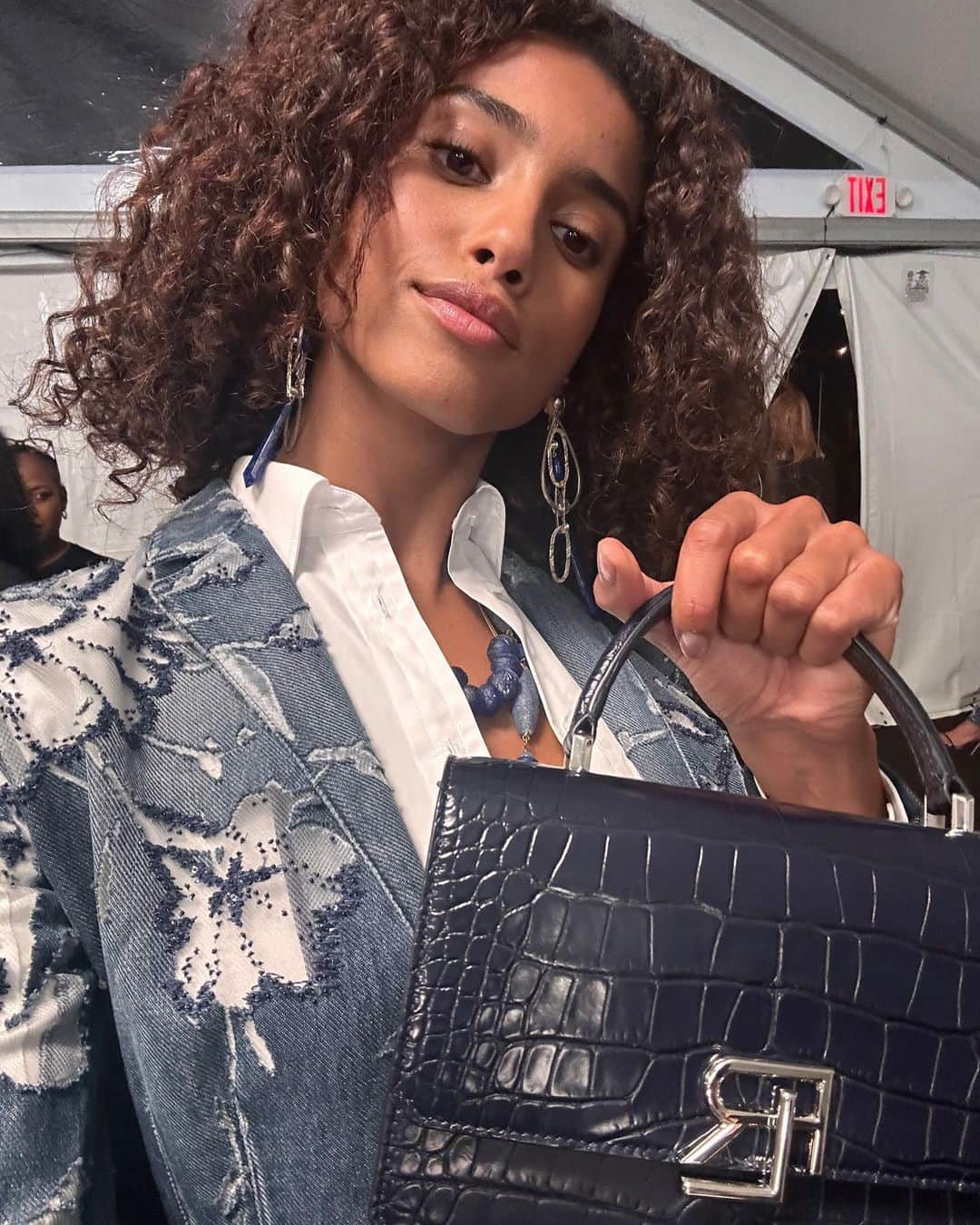 イマン・ハマンさんのインスタグラム写真 - (イマン・ハマンInstagram)「RALPH LAUREN RTW SS’24 💙」9月17日 1時37分 - imaanhammam