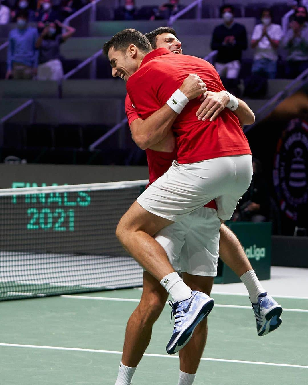 ノバク・ジョコビッチさんのインスタグラム写真 - (ノバク・ジョコビッチInstagram)「@djokernole is back in #DavisCup doubles action 🤩   Novak Djokovic & Nikola Cacic will play Adam Pavlasek & Tomas Machac.」9月17日 1時46分 - djokernole