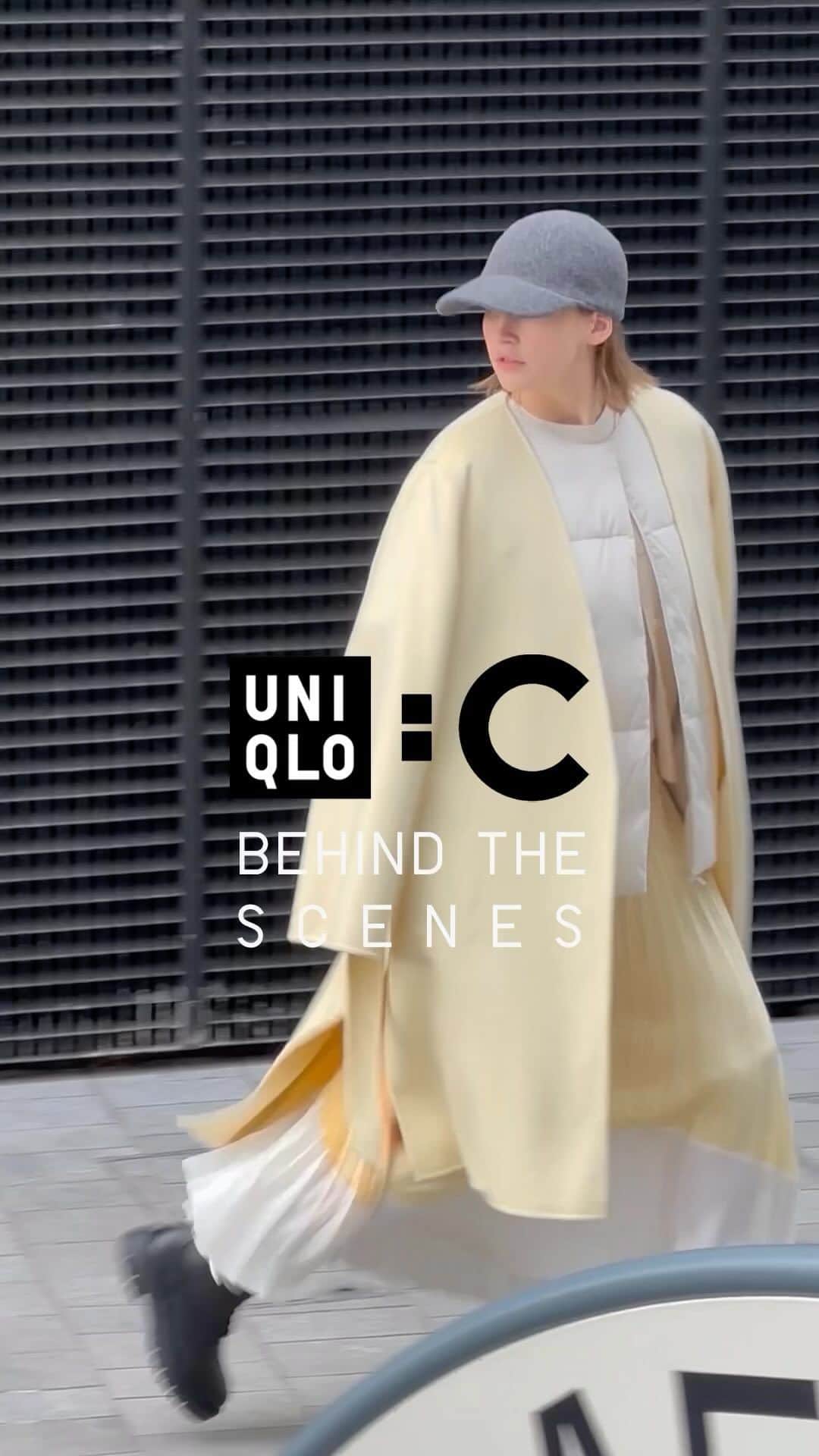 uniqlousaのインスタグラム：「A day in the life of #UniqloC. Who doesn’t love a little behind-the-scenes peek?  @clarewaightkeller @uniqlo  #UniqloC」
