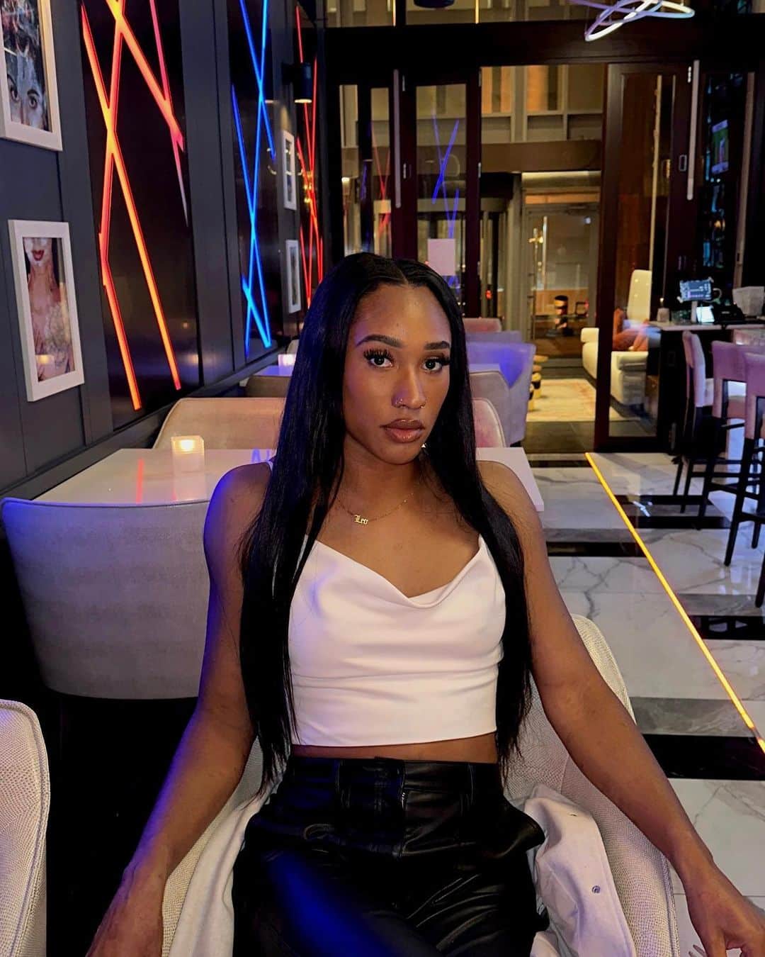 Leya BUCHANANのインスタグラム：「unavailable🤍」