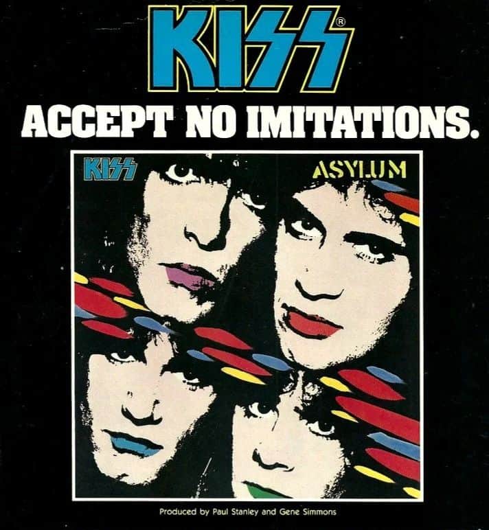 KISSのインスタグラム：「#KISSTORY - September 16, 1985 - ASYLUM rocked record stores everywhere. #KISS50  What's your favorite track, #KISSARMY?」