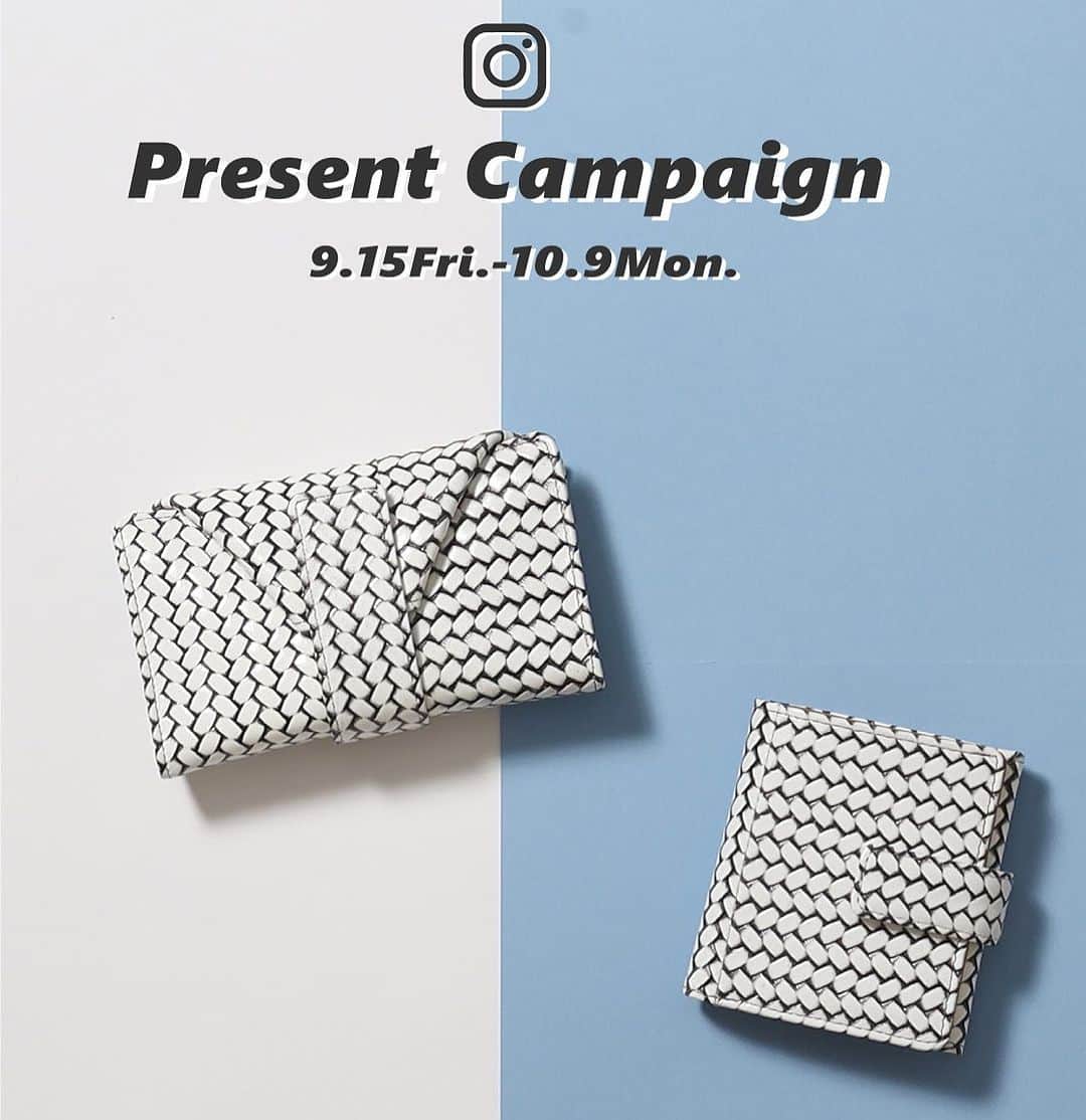のインスタグラム：「■Present Campaign開催!! ■ ⁡ 9.15 Fri.-10.9 Mon. ⁡ @hiroko_hayashi_official を応援いただいているみなさまへの日ごろの感謝を込めて、 人気のミニ財布を抽選で6名さまへプレゼントいたします! ⁡ 「あなたはどっちのミニ財布派?」 ⁡ ヒロコ ハヤシで大人気の【MINIMO】と【薄型二つ折り財布】 どちらも甲乙つけがたい人気ですが、あなたはどちらの財布派？ ⁡ Instagram STORYSで意識調査を行います。 あなたが支持する財布に投票して応募完了!  ⁡ 期間中はランダムにSTORYSをUPしますのでこまめにチェックしてみてくださいね。 ⁡ 【賞品および当選者数】 ヒロコ ハヤシで大人気の6型を各1名様へ、合計6名さまへプレゼント。 シリーズのどちらかにご応募できます。 ⁡ ■GIRASOLE ゴールドより ✔︎薄型二つ折り財布　or ✔︎マルチ財布“MINIMO”  ⁡ ■DAMASCOダークグレーより ✔︎薄型二つ折り財布 or ✓✔︎マルチ財布“MINIMO”  ⁡ ■OTTICAホワイトより ✔︎薄型二つ折り財布 or ✔︎マルチ財布“MINIMO”  ⁡ 【応募期間】 9月15日(金)~10月9日(月) 23:59まで ⁡ 【応募方法】  ✔︎本アカウント@hiroko_hayashi_official をフォロー ✔︎下記の「注意事項」をお読みいただき、  ✔︎期間中、ランダムにUPされる「STORYS」をチェック  ✔︎欲しい商品に投票!  ✔︎DMを受け取れる設定になっていることを確認 ⁡ 【ご当選について】  発表方法:厳正なる抽選により当選された方には10月13日(木)以降にダイレクトメッセージをお送りします。 記載されたURLに必要情報を入力してく ださい。メッセージの期限までに入力がない場合は無効となります。  賞品の発送にはワールドプレミアムクラブへの会員登録およびヒロコハヤシのオフィシャルメールマガジンの購読が必要です。 ⁡ ⁡ 【注意事項】 ・偽アカウントから「当選通知」が送られる被害が増加しております。 10月13日(木)より前に当選通知をお送りすることは絶対にございませんのでご注意ください。  •Instagramのダイレクトメッセージで個人情報を聞き出したり、クレジットカードで決済を求めるような事は絶対にいたしません。  •本キャンペーンはどなたでも何度でもご応募可能ですが、当選はおひとり1様回までとなります。  •ご当選者にはInstagramでダイレクトメッセージをお送りします。  •メッセージの期限までに指定の情報の返信がない場合は、当選は無効となります。  •「@hiroko_hayashi_official」のフォローを解除するとダイレクトメッセージの送信ができなくなり、当選は無効となります。  •お使いの端末のInstagramの通知設定(プッシュ通知)をオンにしてください。  •ご当選者への賞品の発送にはワールドプレミアムクラブへの会員登録が必要となります。(登録費・年会費無料) ・ワールド プレミアムクラブとは(株)ワールド の約2500の店舗とオンラインストアで使える無料サービスです。 ・賞品の発送は日本国内に限ります。 ・本キャンペーンはInstagramが支援、運営、関与するものではありません。  •本キャンペーンが合理的に予測、あるいは管理不能な事態に陥った場合、キャンペーン主催者はキャンペーン期間中であっても本キャンペーン を中止する権利を有します。またこの場合、キャンペーン主催者はいかなる人に対しても責任をおうものではありません。  •キャンペーン参加者の個人情報を、同意なしに業務委託先以外の第三者に開示•提供することはございません。(法令により開示を求められた場 合を除く) ・本キャンペーンに参加することにより、キャンペーン参加者は本利用規約を受け入れたとみなされます。」