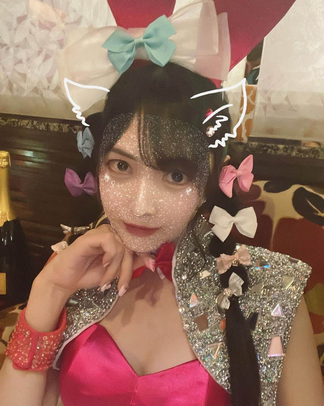 たけうち亜美のインスタグラム：「リボン爆盛りバニー👯‍♀️🎀 #キンコンカ にて」