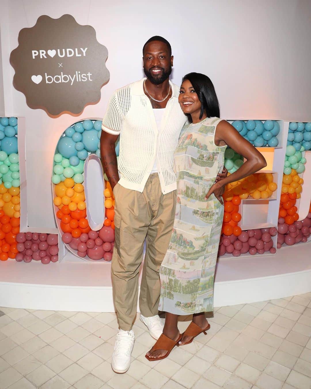 ドウェイン・ウェイドのインスタグラム：「PROUDLY celebrating our new baby at the @babylist showroom in Beverly Hills 💛  Thanks to our #PROUDLYfam for joining the party! @theproudlyco Hair Care is now at select @target stores, target.com and proudly.com!」