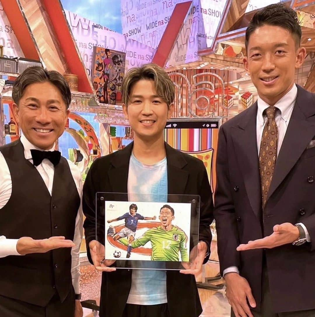 田村大さんのインスタグラム写真 - (田村大Instagram)「フジテレビのワイドナショーご覧下さった皆さま、ありがとうございました✨  夢のような時間でした！ ヒロミさん、今田さん、東野さん、前園さん、権田さん、ありがとうございました！！」9月17日 11時31分 - dai.tamura