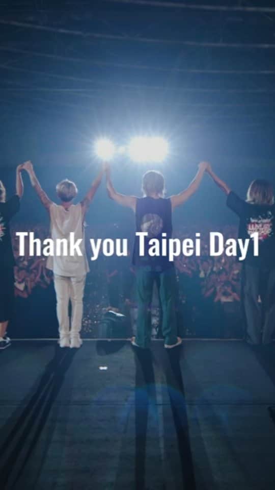 ONE OK ROCKのインスタグラム：「ONE OK ROCK - ASIA TOUR in Taipei Day 1 (Recap) https://youtube.com/shorts/E6Pm2gIdIec #ONEOKROCK #LuxuryDisease #tour #Taipei」