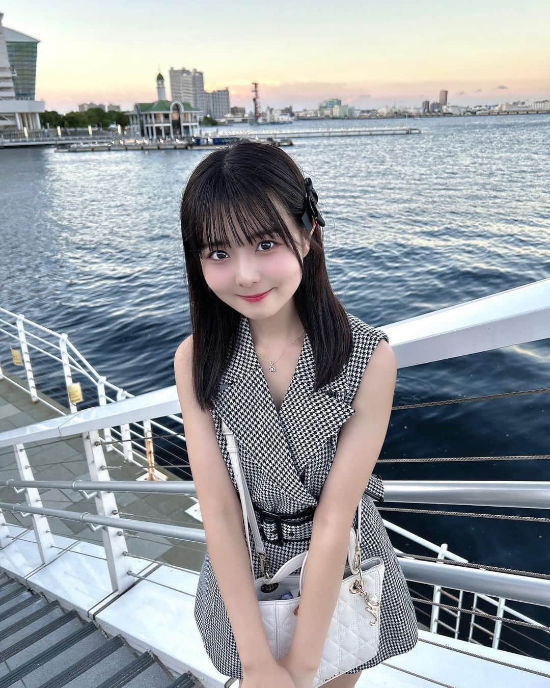 久保田沙矢香さんのインスタグラム写真 - (久保田沙矢香Instagram)「だいすきな横浜🚢♡  #横浜 #横浜観光 #横浜デート」9月17日 22時05分 - kubotasayaka_0113