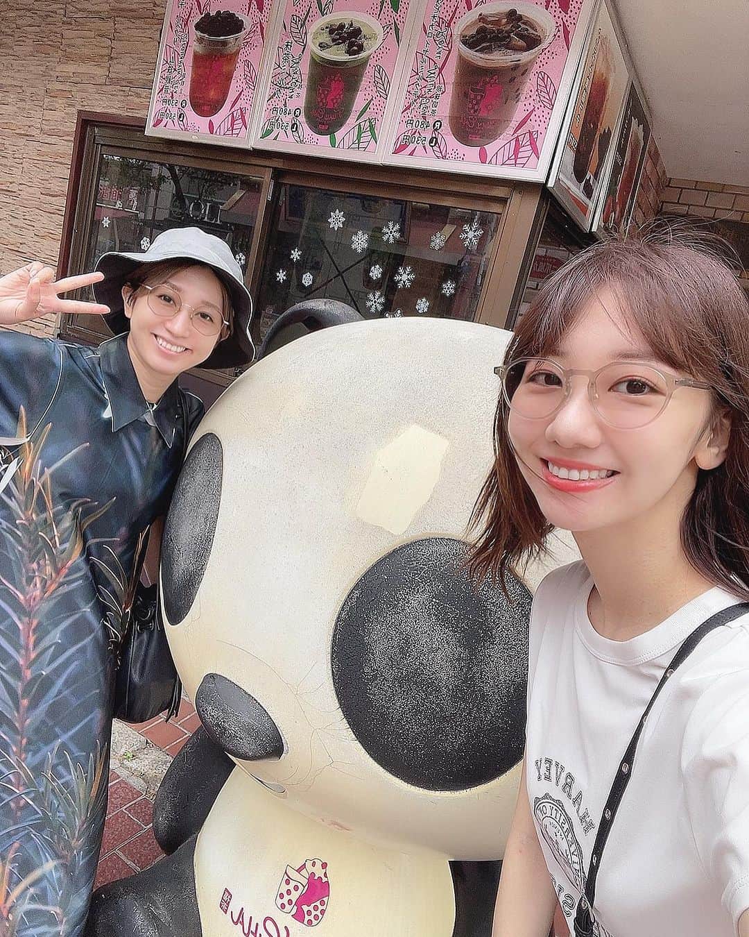 片山陽加のインスタグラム：「✵  ゆきりんと中華街へ🐼 久々に1日遊び倒した日。 ずっと喋ってた、あたしたち❤️  #中華街」