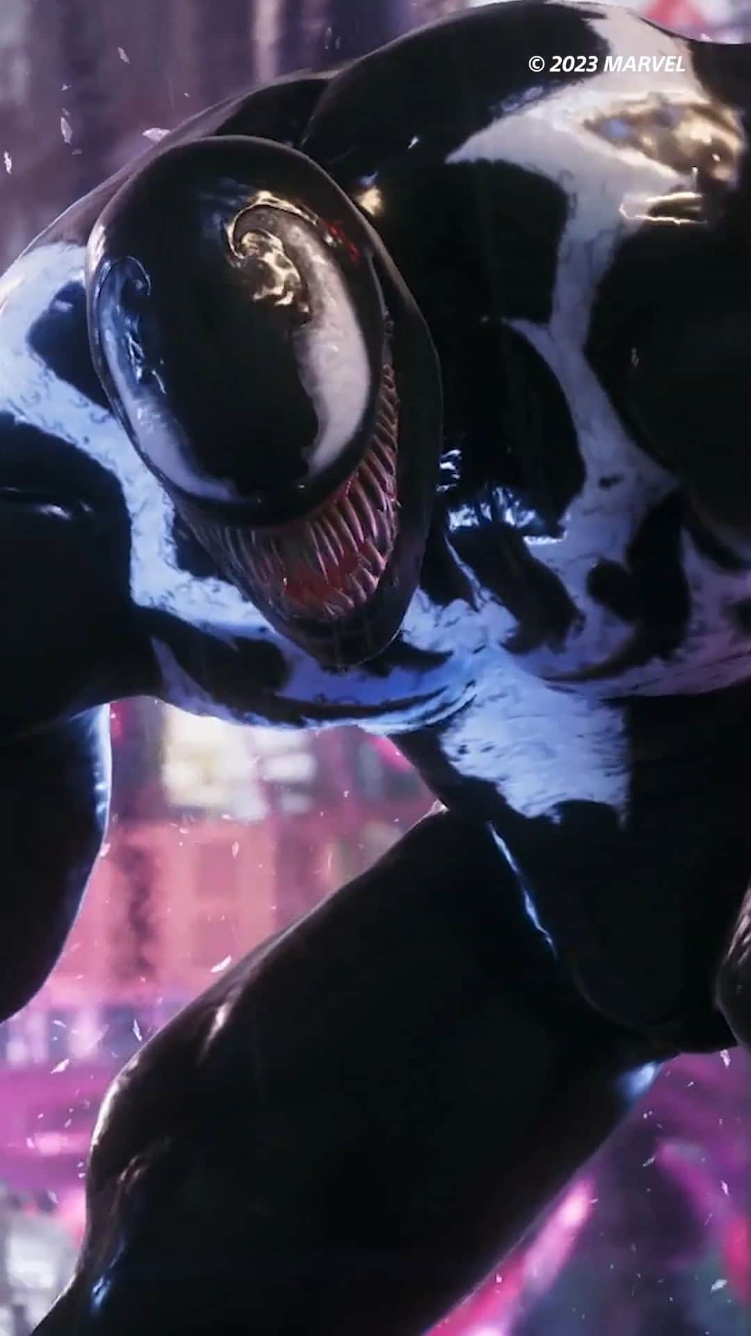 PlayStationのインスタグラム：「Explore the city and follow storylines in Marvel's Spider-Man 2 to uncover - and confront - the game's many iconic villains. Kraven, Venom, and who knows who else… find out October 20 on PS5.」