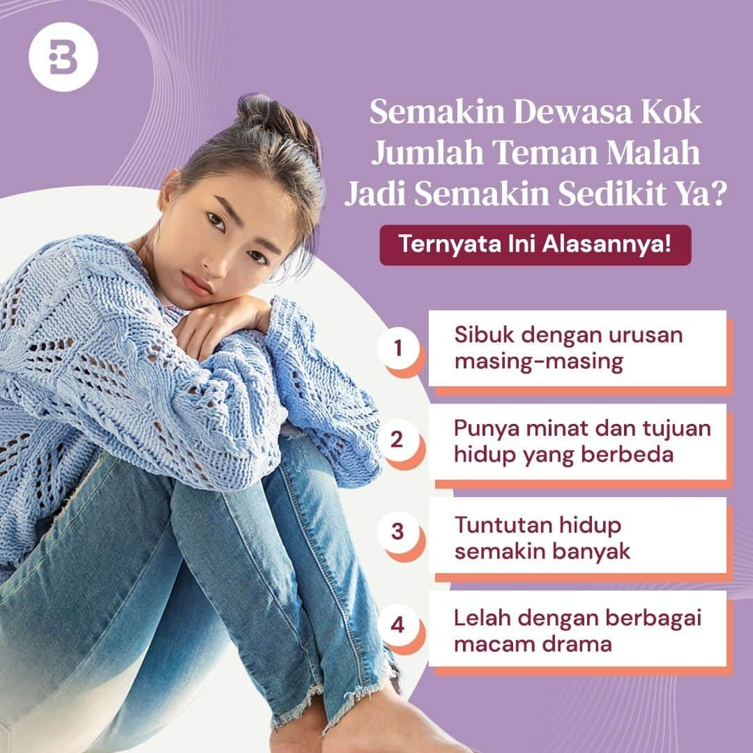 Beauty | Health | Fashionさんのインスタグラム写真 - (Beauty | Health | FashionInstagram)「Beauties, kamu juga termasuk yang semakin ke sini circle pertemanannya semakin sedikit gak sih?😜🧐 —-- Jangan lupa untuk follow @Beautynesia.id  untuk berita menarik seputar wanita dan lainnya!  Follow juga instagram : @beautynesianews 💄 @mommyasia.id 🤰🏼👶🏻 —---- #pertemanan #teman #circle #circlepertemanan #drama #toxic #friendship #dewasa #tambahdewasa #lingkuppertemanan #temansejati #sahabat #beautynesiaid」9月17日 15時29分 - beautynesia.id