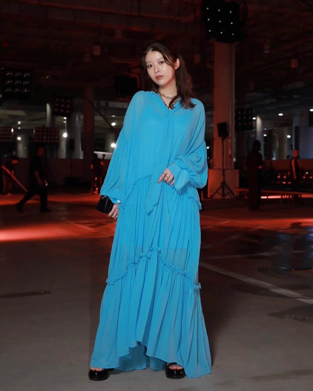 PAMEO POSE 表参道のインスタグラム：「【PAMEO POSE 10TH ANNIVERSARY RUNWAY】  SPECIAL THANKS  @fumika_baba  DRESS ： @pameopose  #pameopose #pameopose10thanniv」