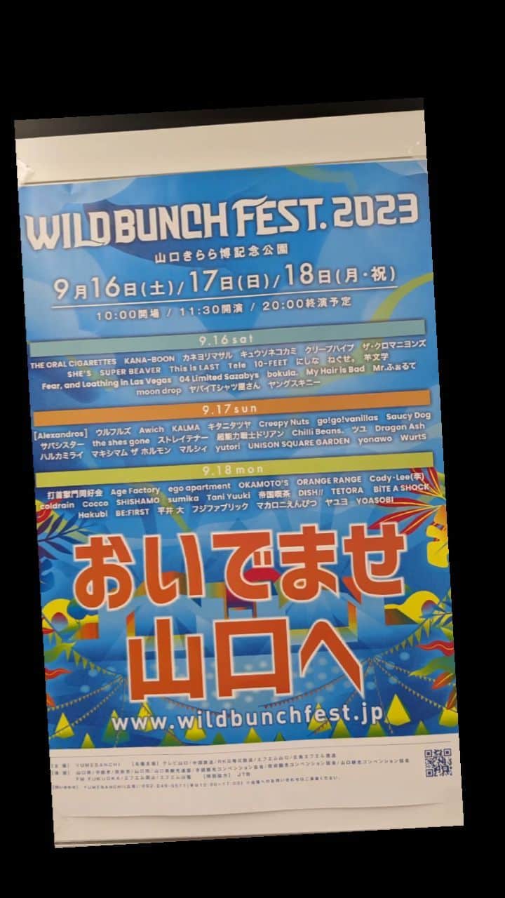 the shes goneのインスタグラム：「WILD BUNCH FEST. 2023ありがとうございました！ #きらめくきもち #theshesgone #ワイバン #WILDBUNCH」