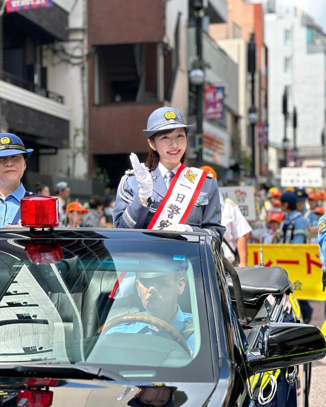 刈川くるみさんのインスタグラム写真 - (刈川くるみInstagram)「こんにちは✨  本日は品川警察署の一日警察署長を務めさせていただきました👮🏻  品川に住んでいる皆さま、署の皆さま、パレードに来てくださった皆さま温かく迎え入れてくださり本当に嬉しかったです！ありがとうございました😊☀️  9月21日から「秋の全国交通安全運動」が始まります🚗  今1度、交通安全のご協力よろしくお願いいたします✨  #centforce #セントフォース #刈川くるみ #一日警察署長 #品川警察署」9月17日 17時39分 - kurumi_karikawa