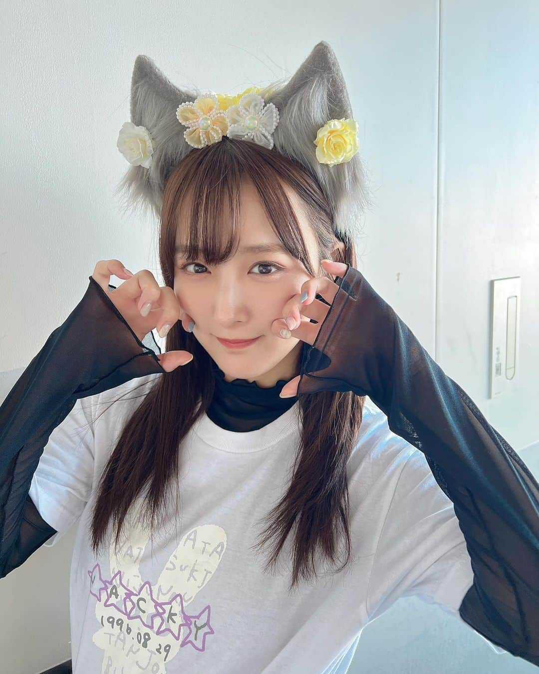 鎌田菜月のインスタグラム：「🐺🤍  愛知での現地イベント2日間 ありがとうございました！  #SKE48 #好きになっちゃった  #あいどる #けもみみ」