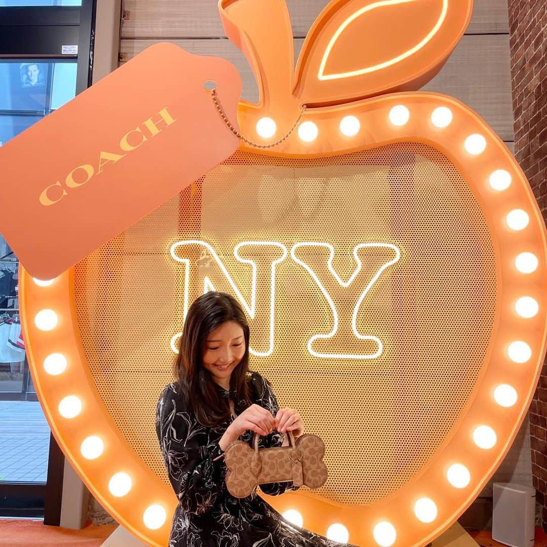 橘珠里さんのインスタグラム写真 - (橘珠里Instagram)「⋆  原宿で【9/24(日)まで】期間限定オープンの ˗ˏˋ コーチ 𝗪𝗲𝗮𝗿 𝗬𝗼𝘂𝗿 𝗦𝗵𝗶𝗻𝗲  ポップアップ ストア@原宿 ˎˊ˗ へ行って来ました⋆͛  ニューヨークをイメージして作られた空間には、かわいいフォトスポットがたくさん ランウェイを歩いているように撮れる場所もあったり、面白かったです🗽🍎   秋の新作も可愛くて、私は気になったメタリックのバッグ✨と、ボーンの形のバッグ🦴を持たせていただきました⸝⋆  おしゃれなラテアートも無料でいただけて大満足𖠚՜  最後から2枚目は𝗽𝗼𝗽-𝘂𝗽 𝘀𝘁𝗼𝗿𝗲内を案内してくださった、普段はコーチの酒々井プレミアムアウトレットで勤務されているスタッフさんです✧ 優しくてかわいくてファンになってしまいました⋆͛笑  …もうすぐ終わってしまうなんて悲しい🥲 みなさんも是非遊びに行ってみてください꙳⋆  住所：東京都渋谷区神宮前4-25-12 MICO神宮前1-A  @coach_japan #WearYourShine #CoachJapan  #CoachNY  #Coach #coachxjp #coachbag #LATTEARTMANIA #harajuku #omotesando #コーチシャイン #コーチ#ポップアップストア #原宿 #表参道 #ラテアート #ラテアートマニア」9月17日 18時50分 - jurinu