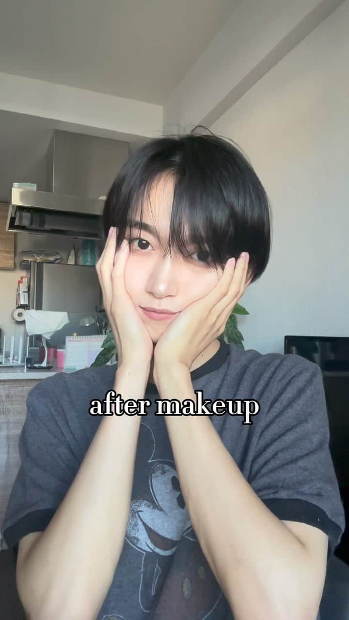 浩平のインスタグラム：「men's make up.」