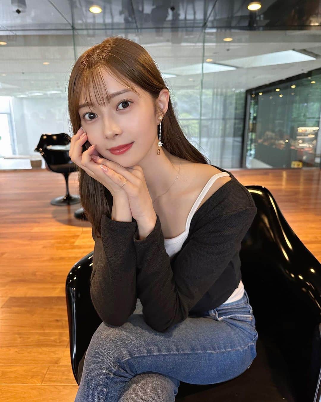 松川星さんのインスタグラム写真 - (松川星Instagram)「⁡ 長袖デビューしました🐈‍⬛✉️」9月17日 19時27分 - akarin__rin
