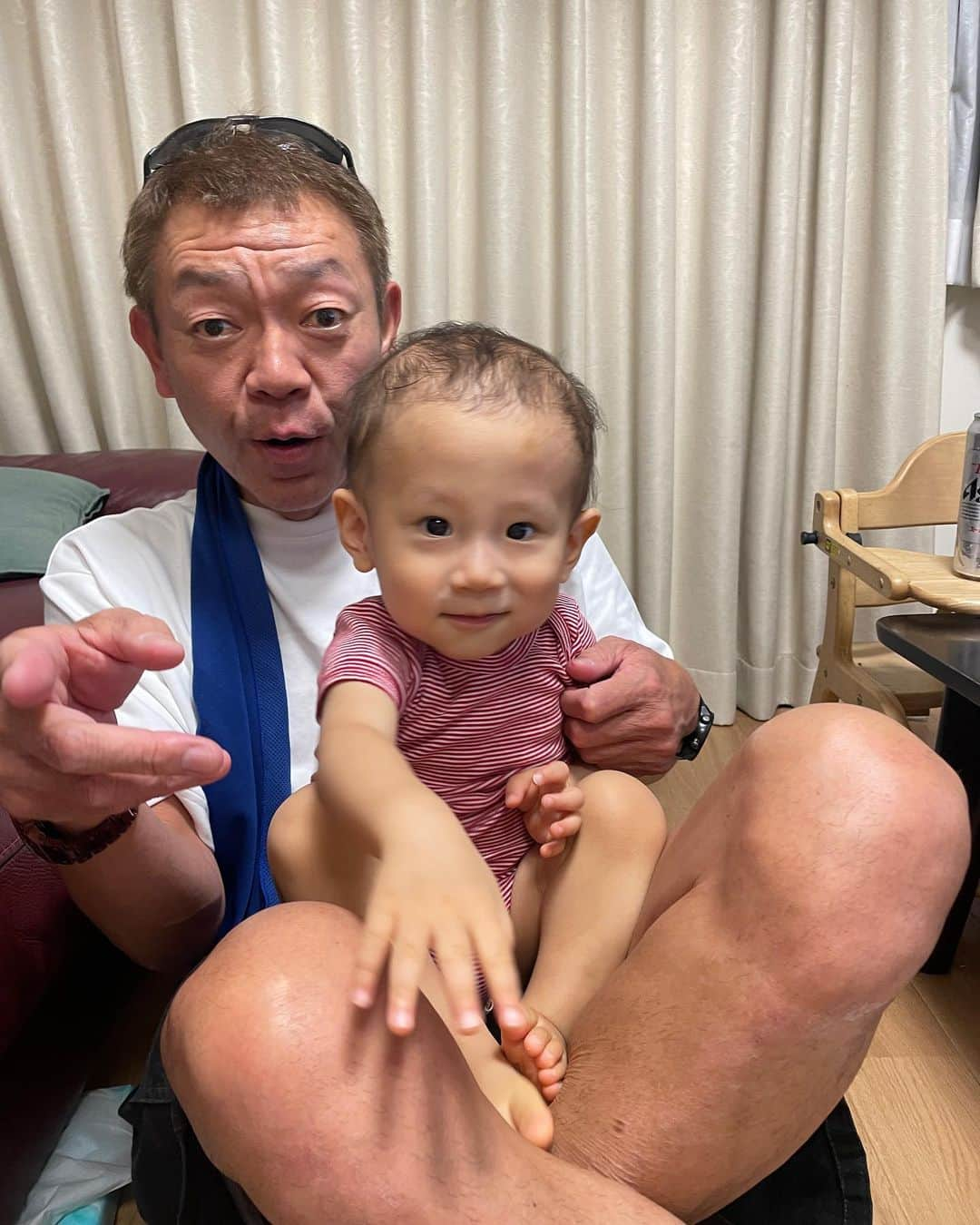 玉袋筋太郎さんのインスタグラム写真 - (玉袋筋太郎Instagram)「これが本当の 「洗浄」 なんである！ クリアーな私と孫」9月17日 19時32分 - sunatamaradon