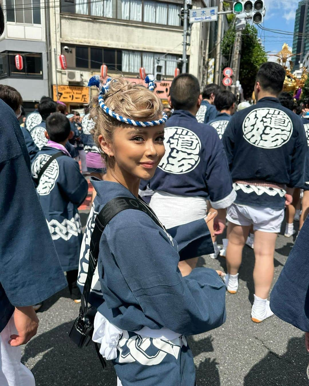 加藤美佳さんのインスタグラム写真 - (加藤美佳Instagram)「渋谷神輿🤭❤️ ハッピきてるのレアでしょ😋 最高に楽しかった！ . . #神輿 #渋谷 #道玄坂」9月17日 19時56分 - katomika1212