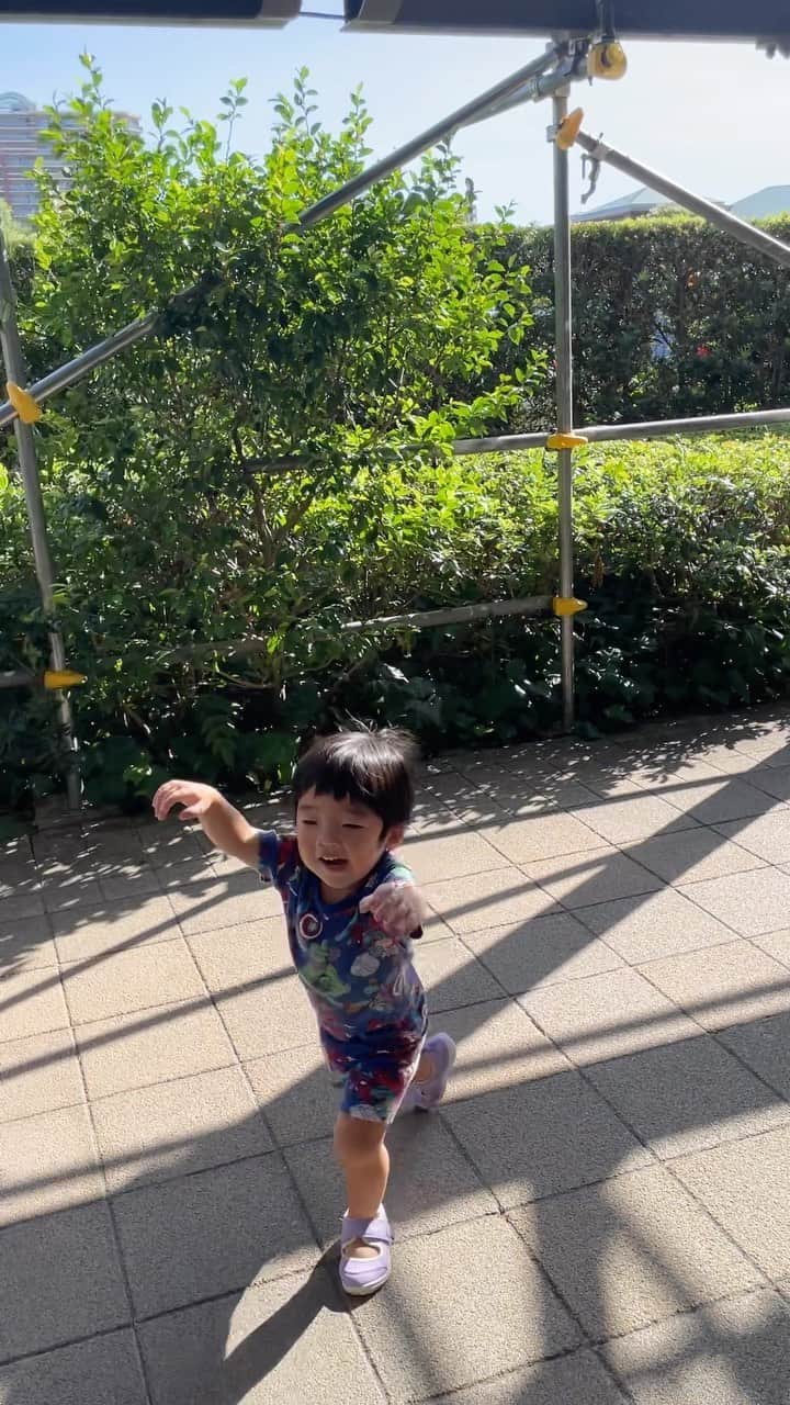 金正奎のインスタグラム：「Hide and seek with my 🙈  Growing too fast 💨   The cutest part is at the end 😂  ぼくちんとのかくれんぼ。 最後がびっくりするくらい外国人で可愛い😂 最後まで見てね(^^)笑 #ぼくちん」